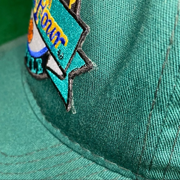 Vintage NCAA 1995 Final Four Seattle March Madness Green Snapback Hat One Size - Picture 9 of 11